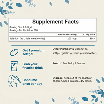 Selenium 200 Thyroid Support